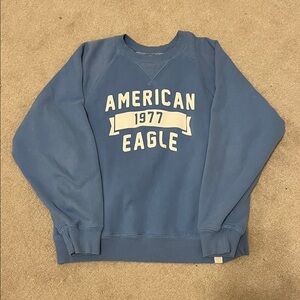 American Eagle Blue Crewneck Sweater